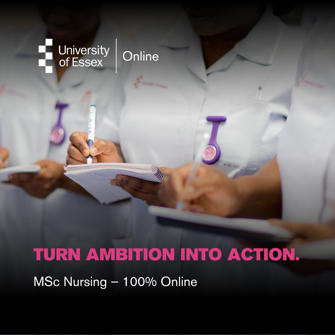 University of Essex Online Facebook ad: Looking to begin your health studies with us…