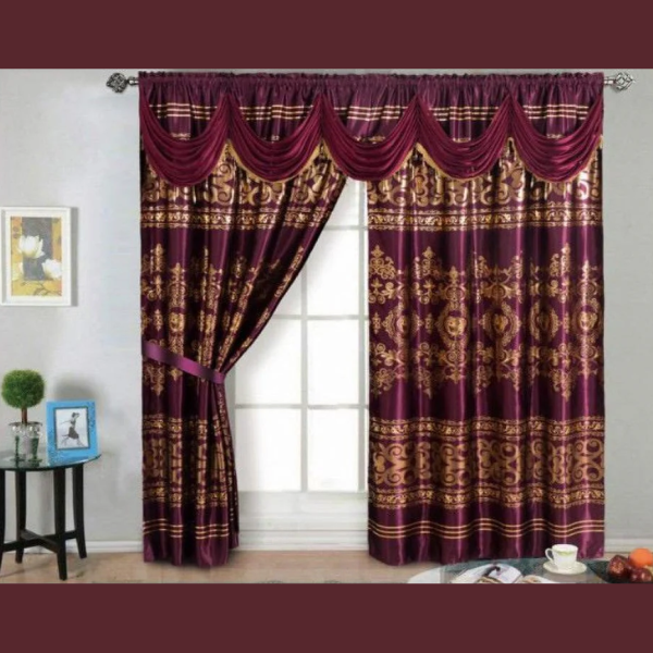 Ofertamagica.ro Facebook ad: Draperii Jacquard care transformă orice cameră