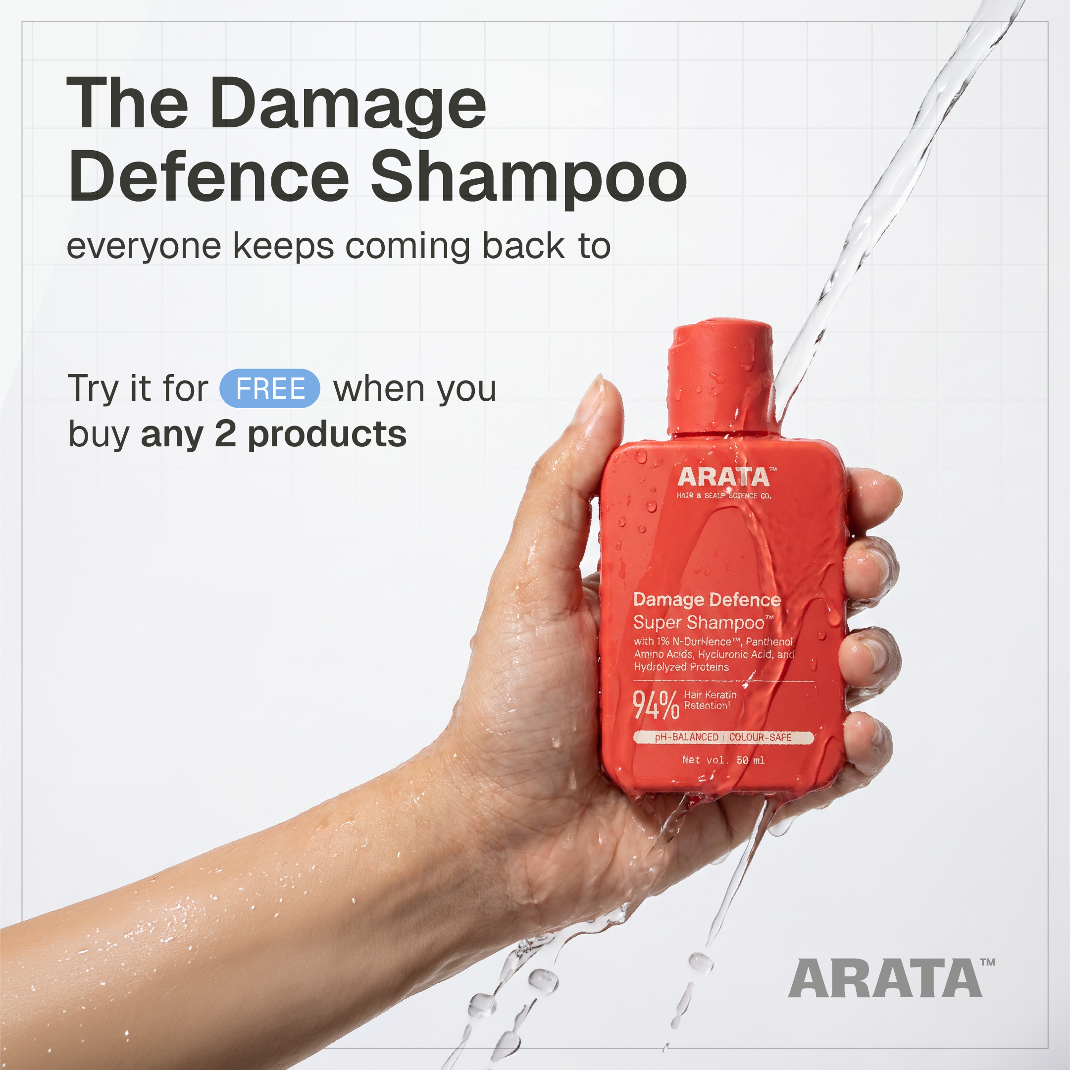  Arata Hair Care Facebook ad