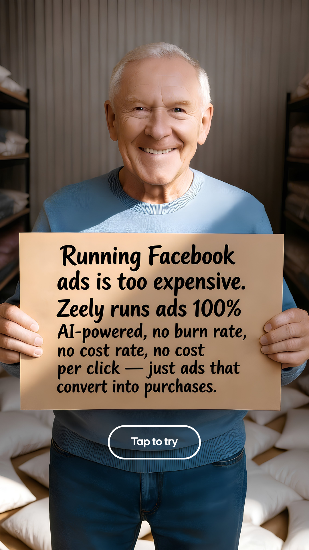 Zeely Facebook ad