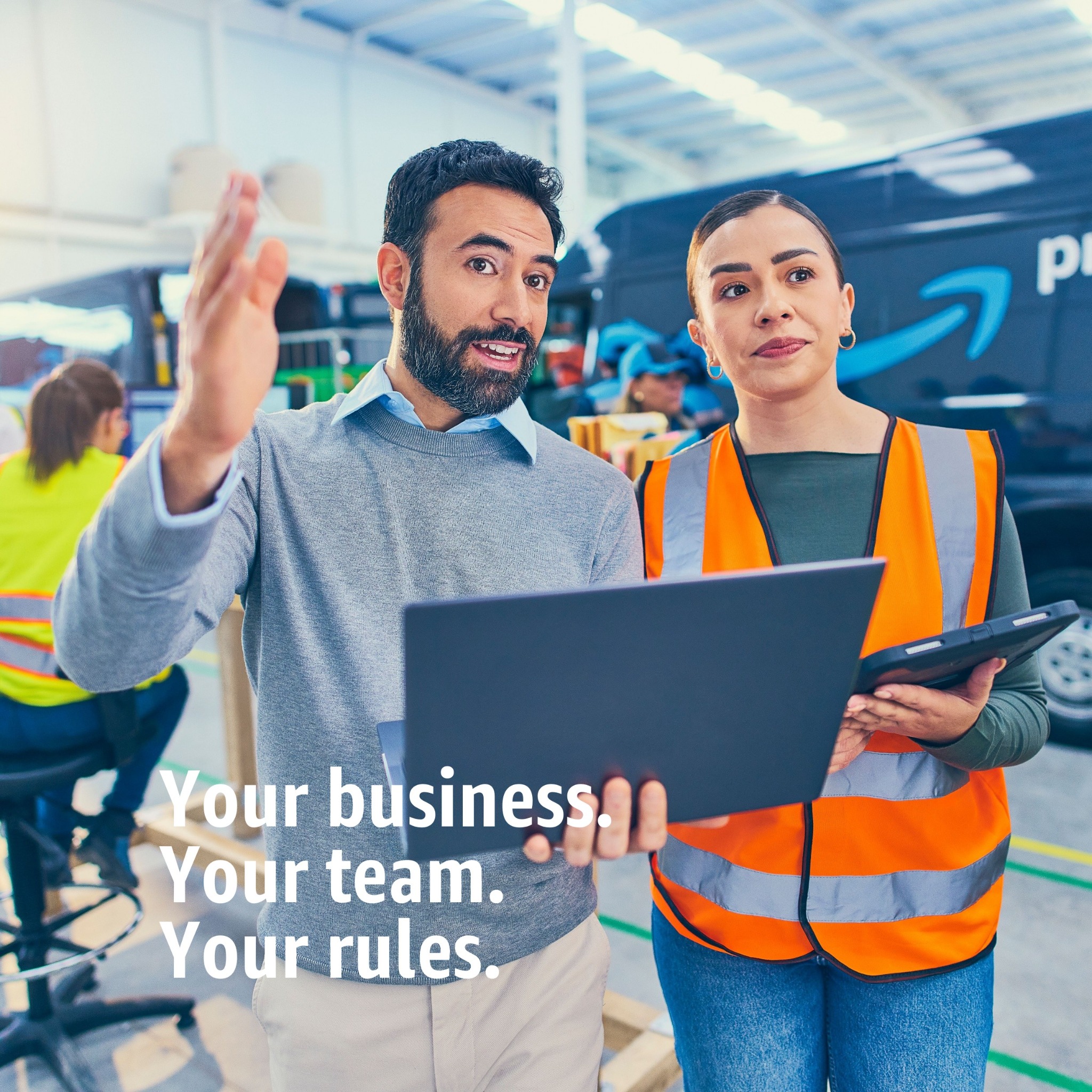 Transportation, Shipping, & Logistics at Amazon Facebook ad