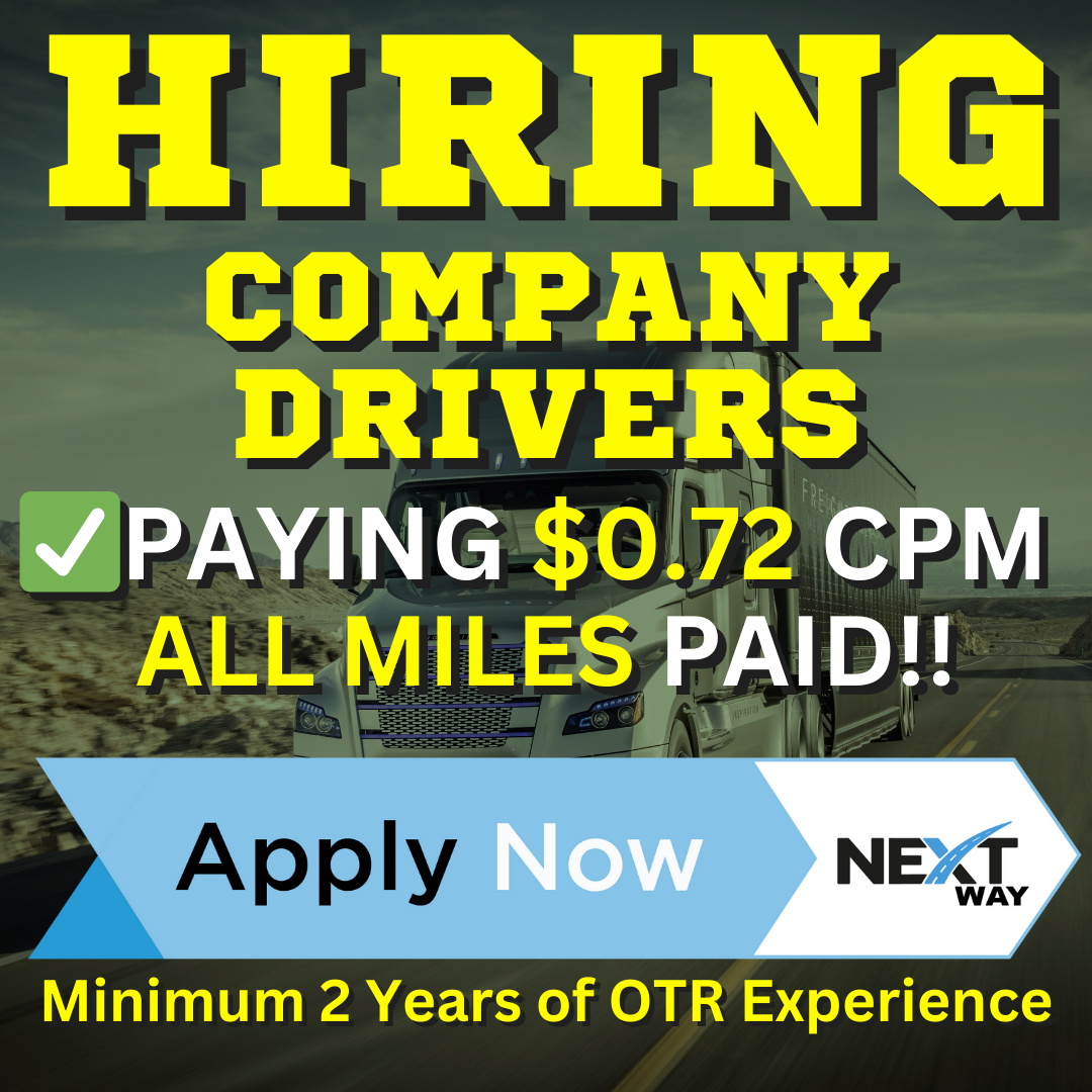 Next Way Logistics Facebook ad: APPLY IN LESS THAN 1 MINUTE