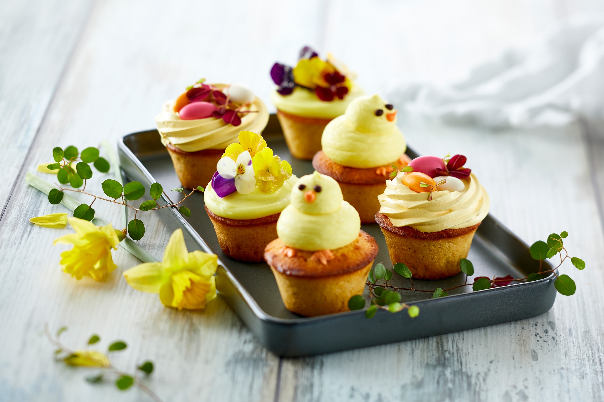 DAVA Facebook ad: Påskemuffins med citronsmag