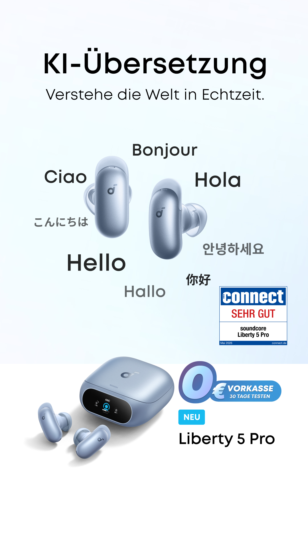 soundcore Deutschland Facebook ad from May 24, 2026