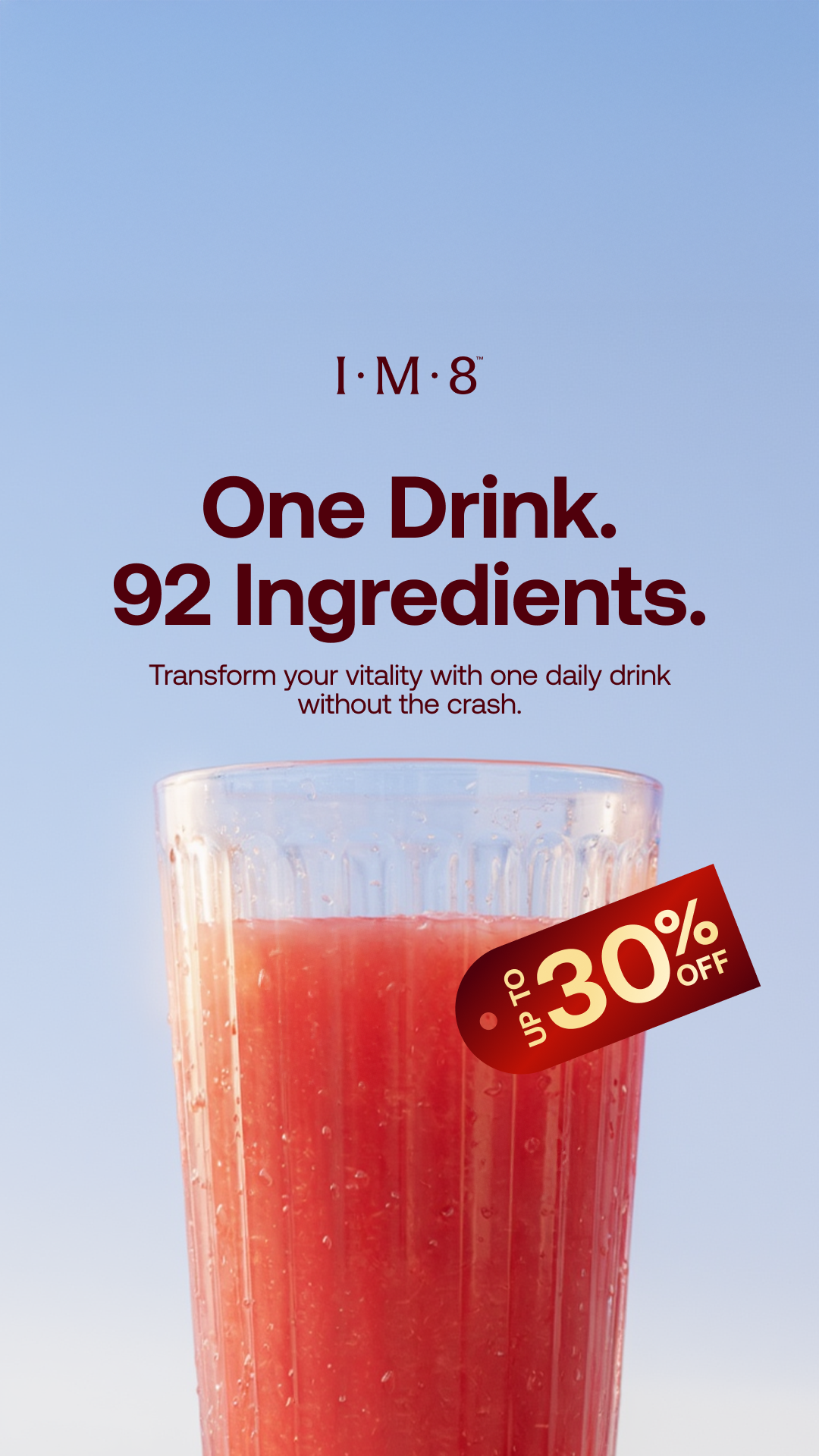 IM8 Health Facebook ad