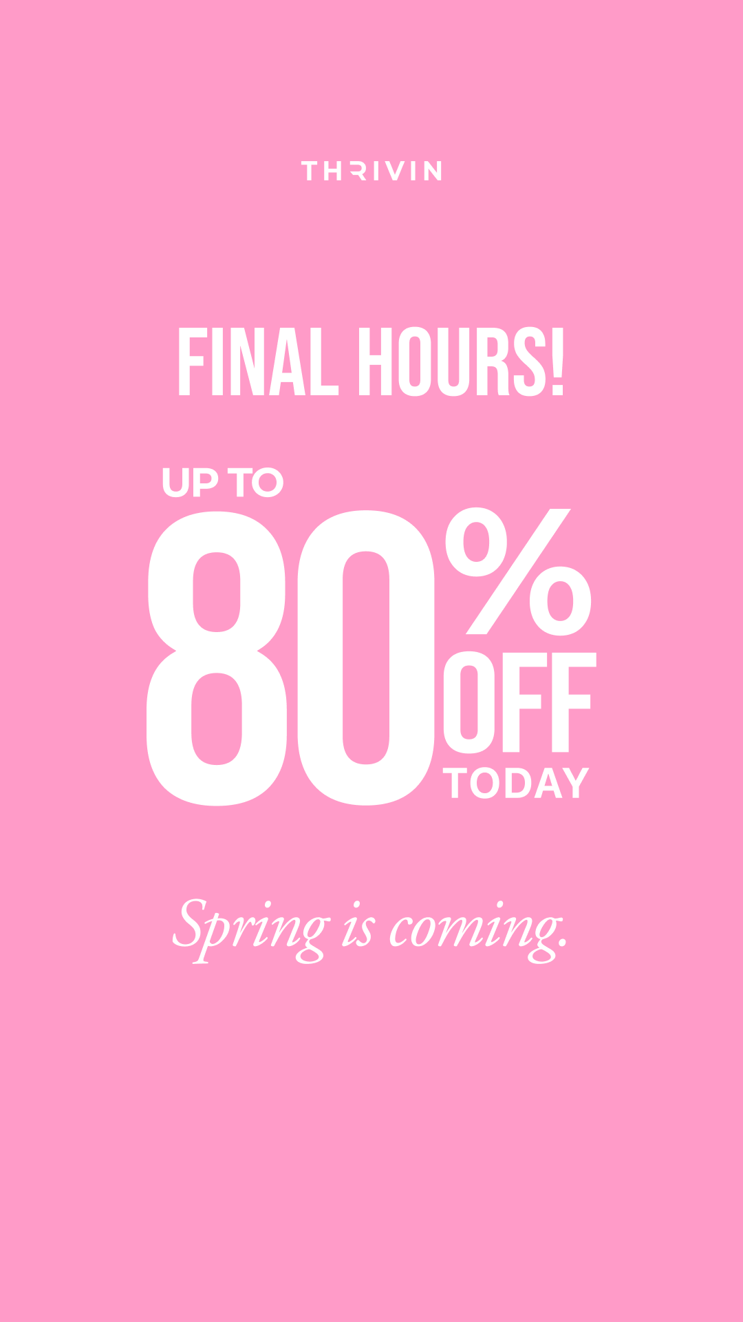 Thrivin Activewear Facebook ad