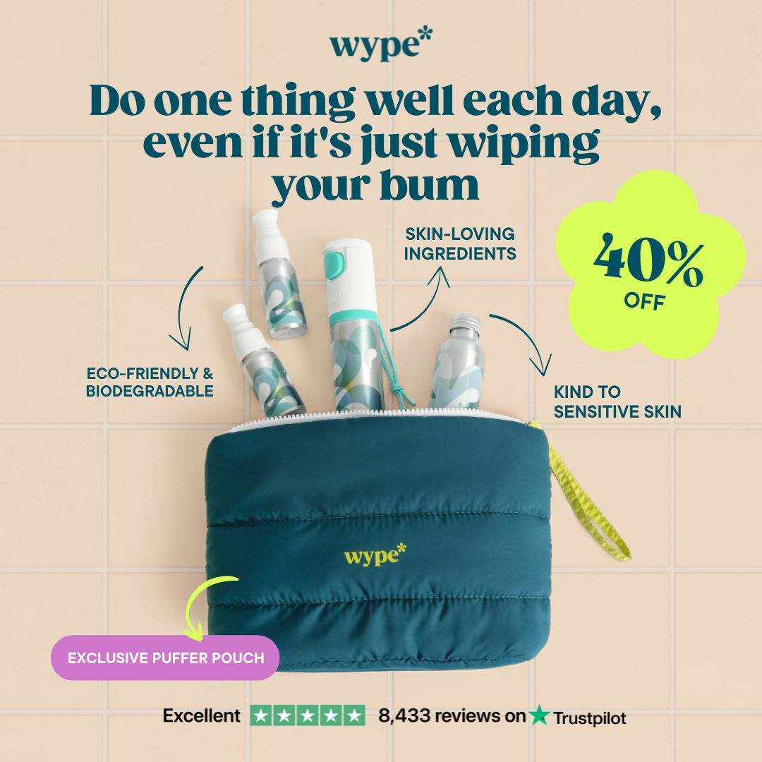 Wype Facebook ad: Your tush will thank you