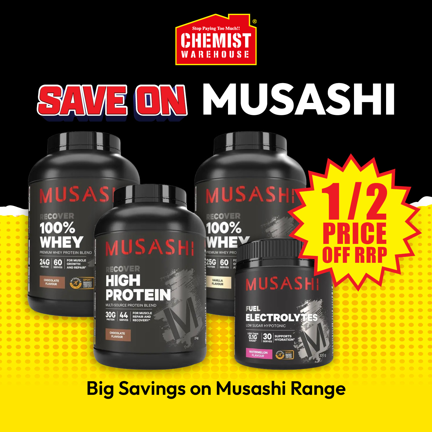Chemist Warehouse Facebook ad
