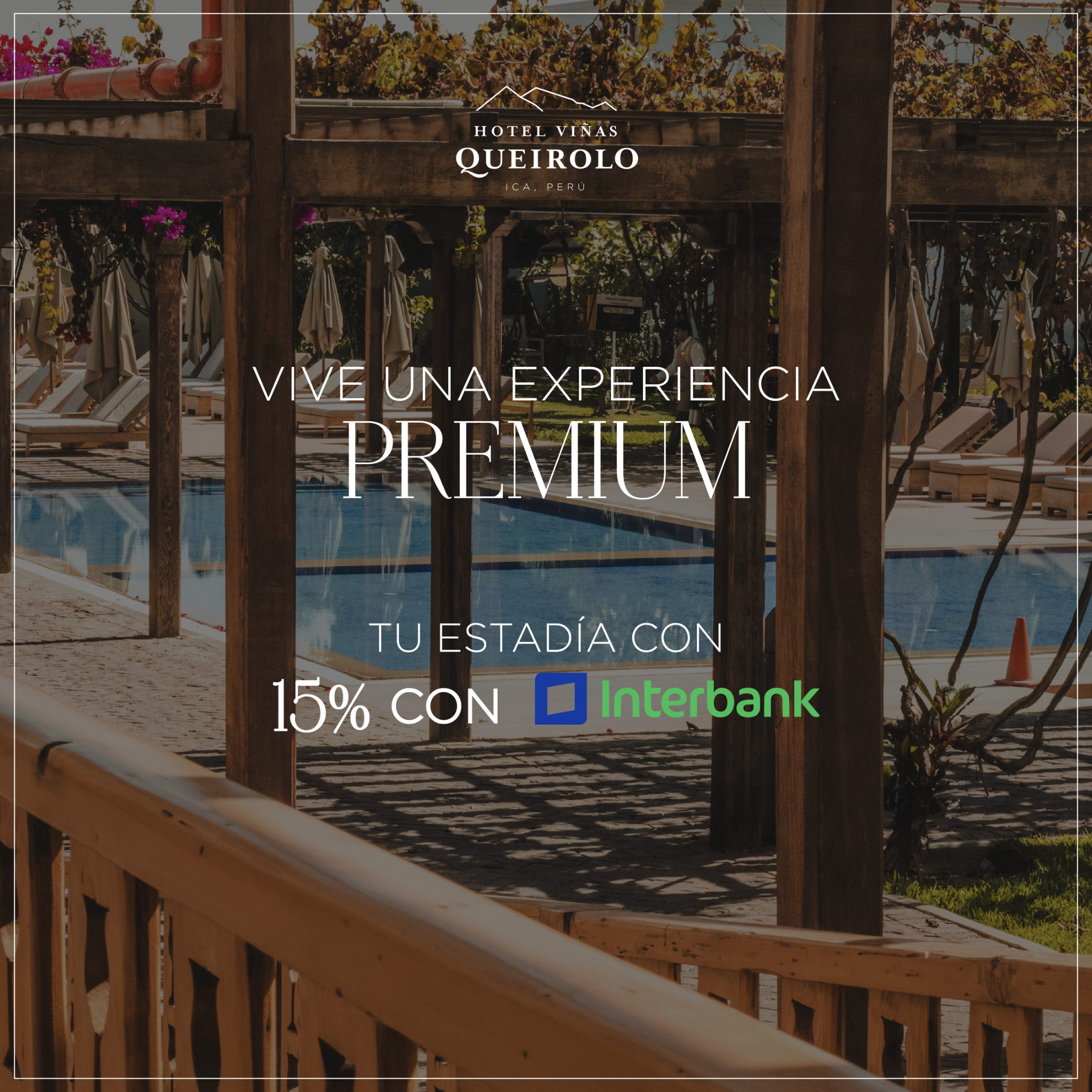 Hotel Viñas Queirolo Facebook ad: Reserva ahora