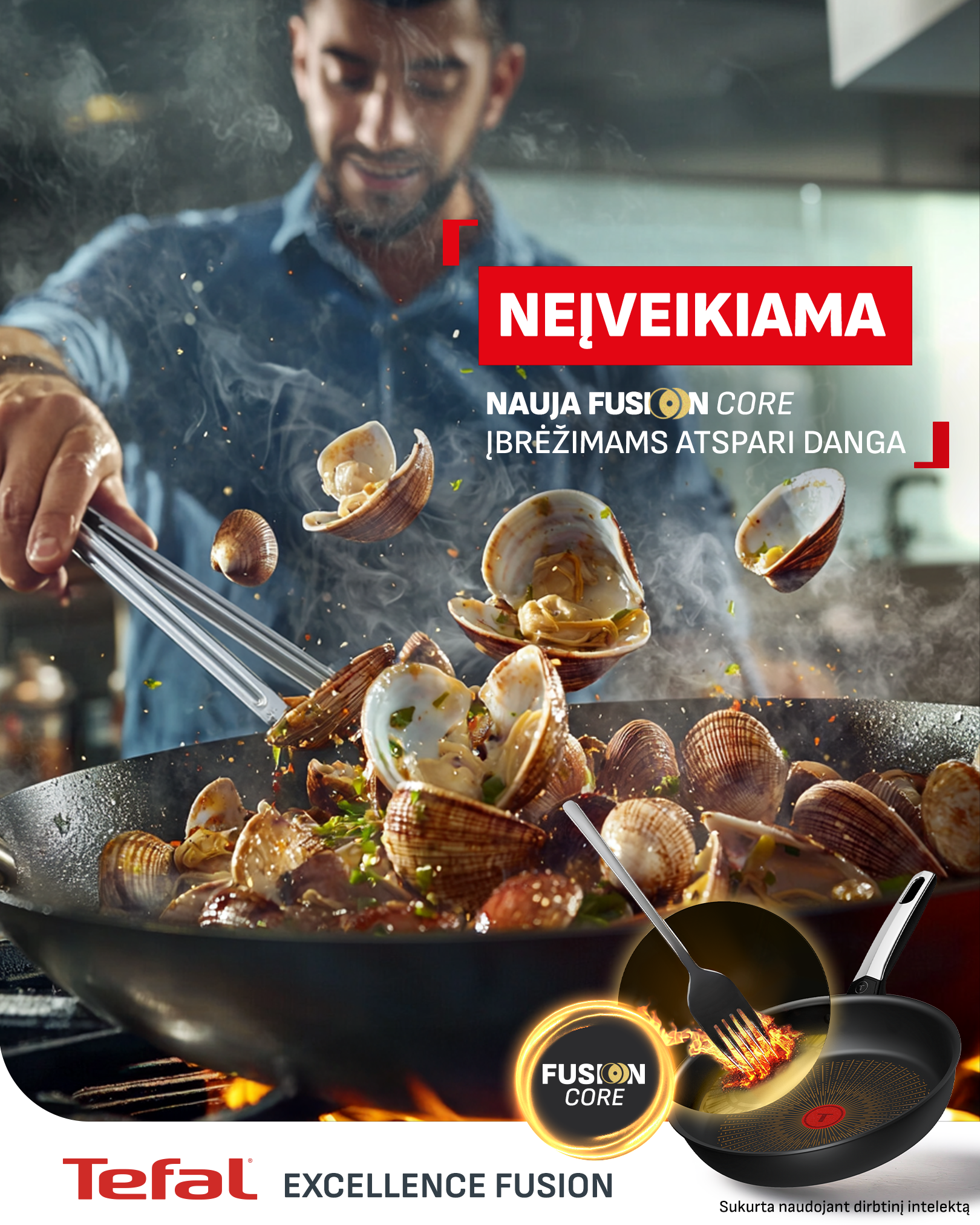Tefal Facebook ad: Nesunaikinama