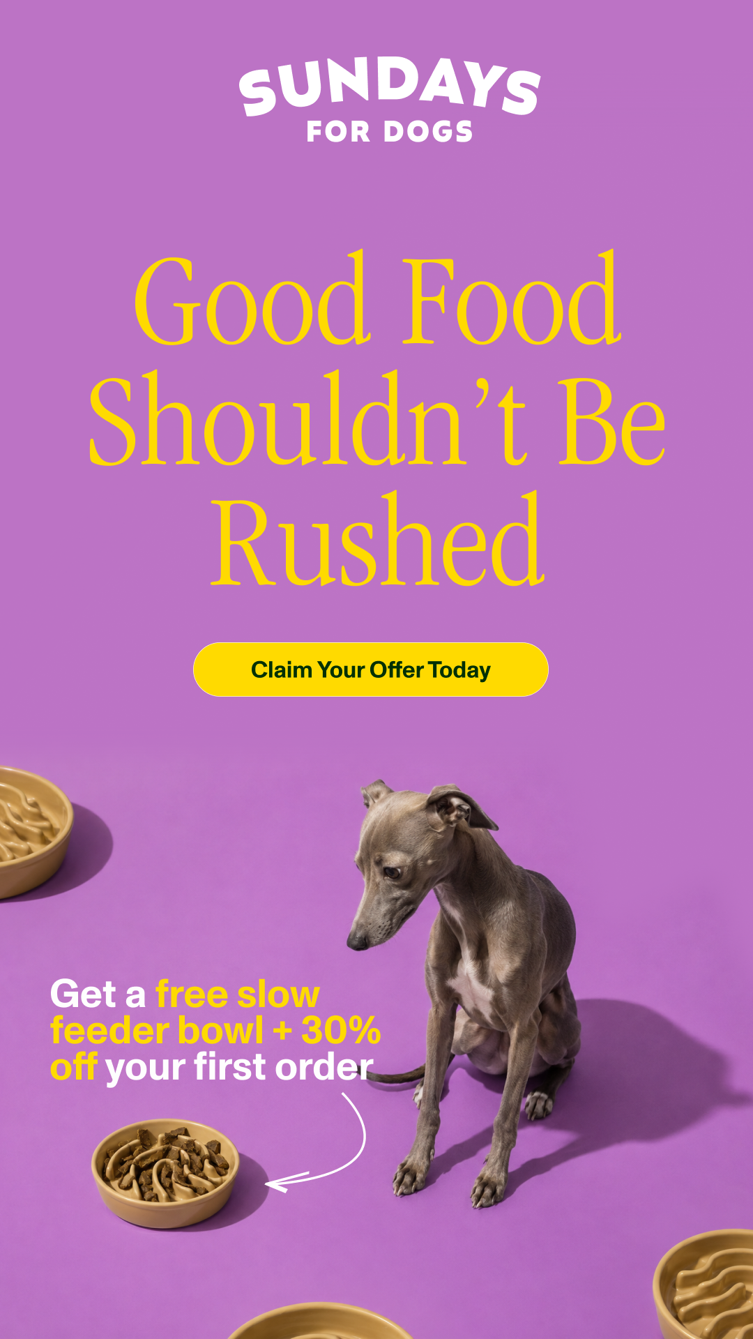 Sundays Facebook ad