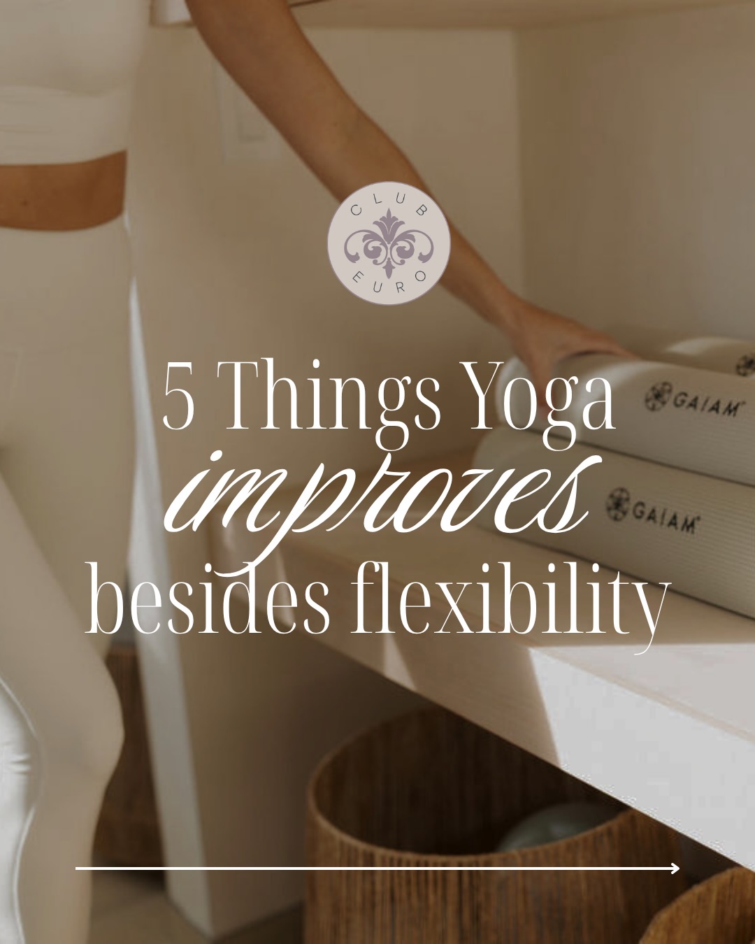 EuroPhoria Medical & Personal Spa Facebook ad: Think yoga is just stretching?