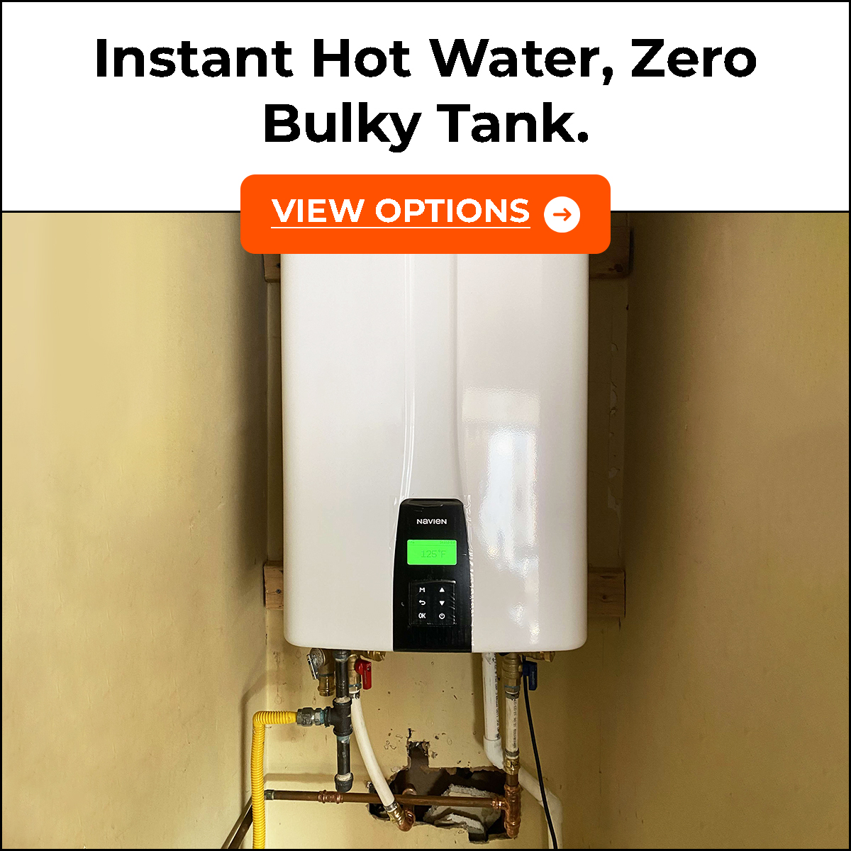 Texas Rebate Programs Facebook ad: Lower Water Heating Bills