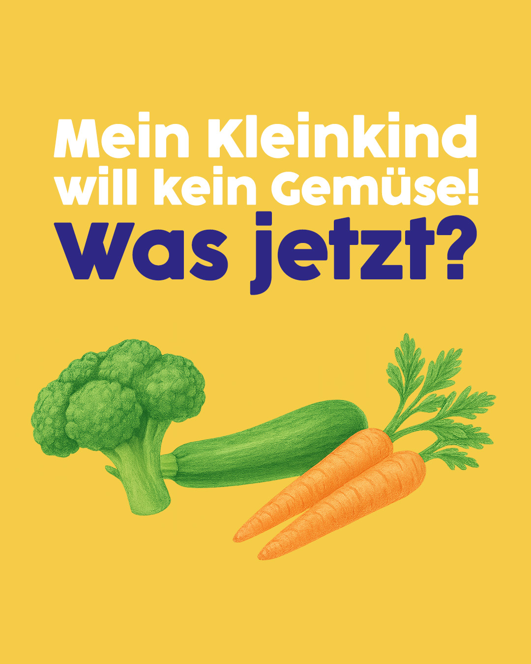 Bebivita Facebook ad: Gemüse? Schwierig.