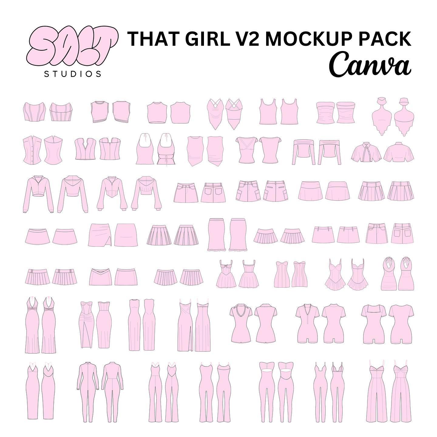 Salt Studios Facebook ad: If you loved our original That Girl Mockup…