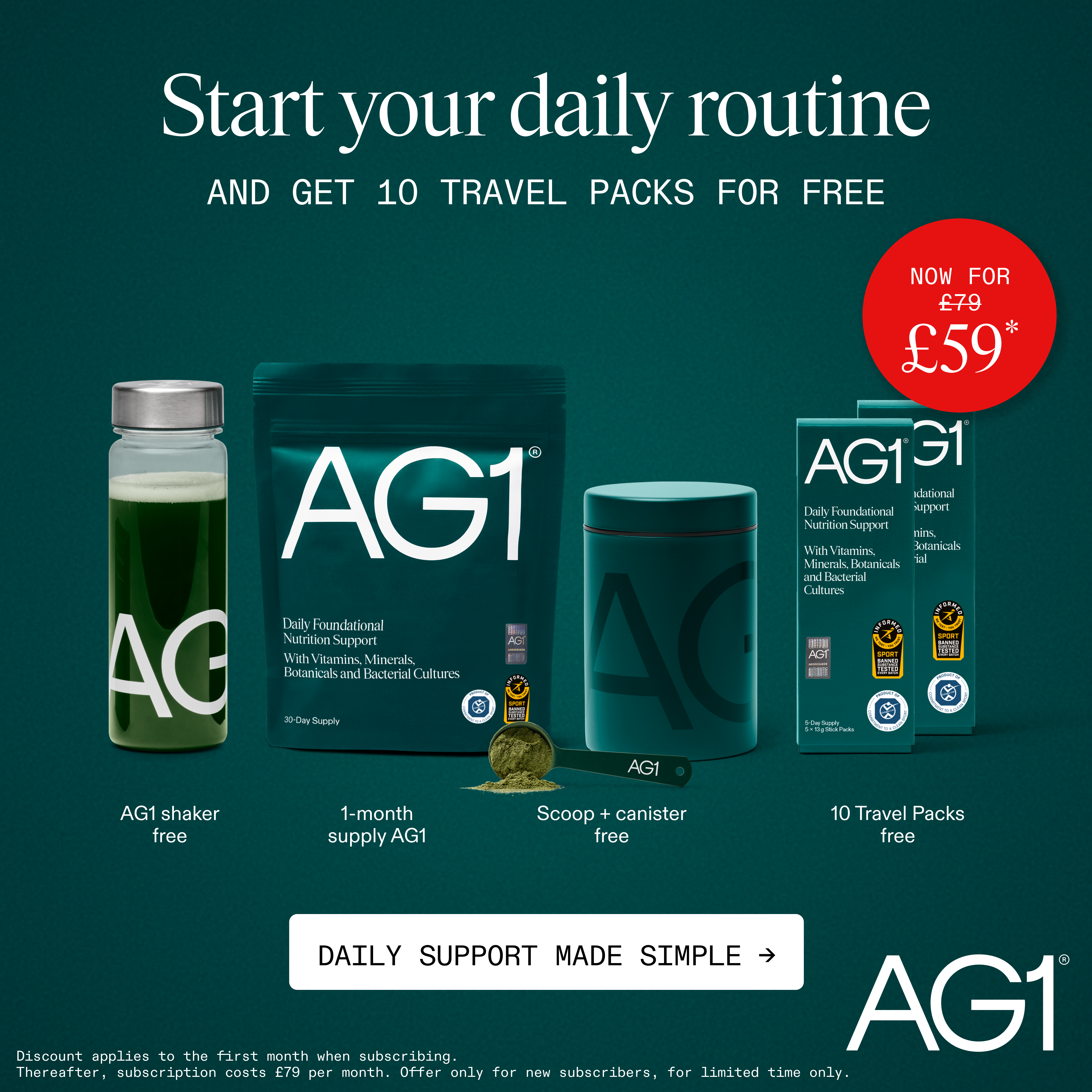AG1 by Athletic Greens Facebook ad
