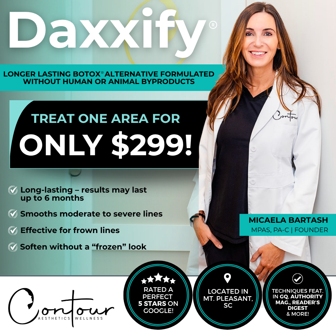 Contour Aesthetics & Wellness Facebook ad: Daxxify for ONLY $299!