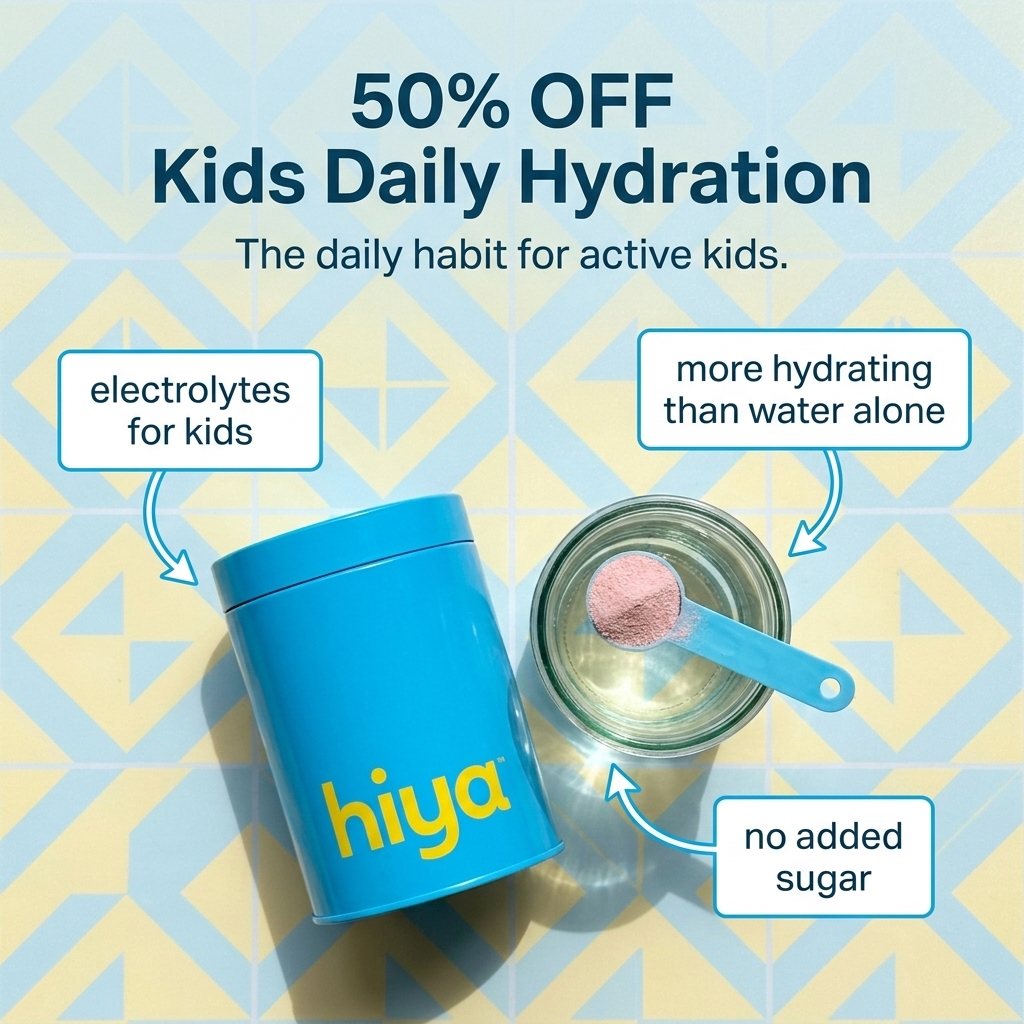 Healthy Toddler Mama Facebook ad: Get 50% off your first order