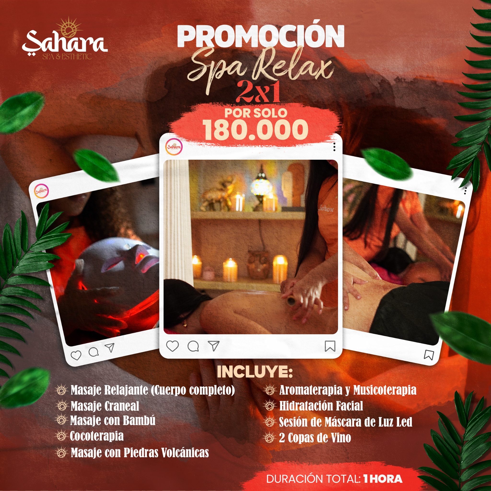 Sahara Spa & Esthetic Facebook ad
