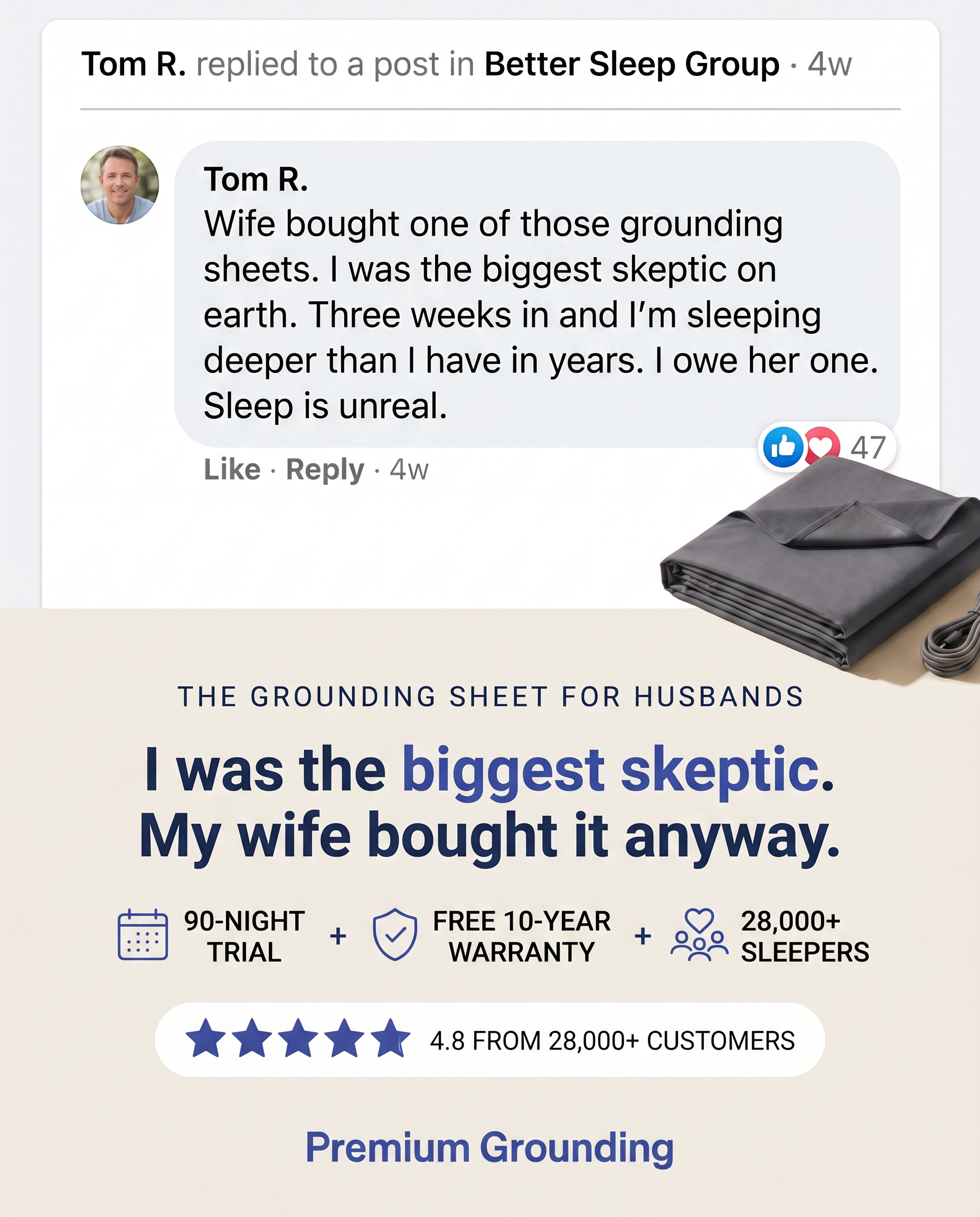 Premium Grounding  Facebook ad