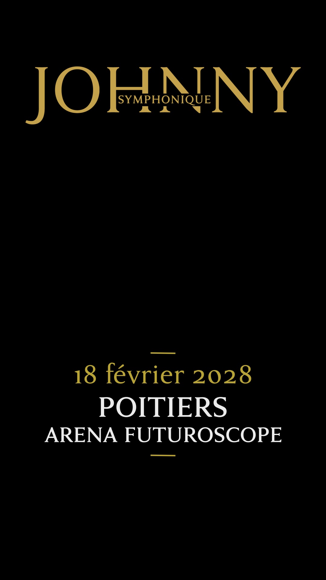 Johnny Symphonique Tour - Officiel Facebook ad: L’histoire continue… En tournée dans toute la France…