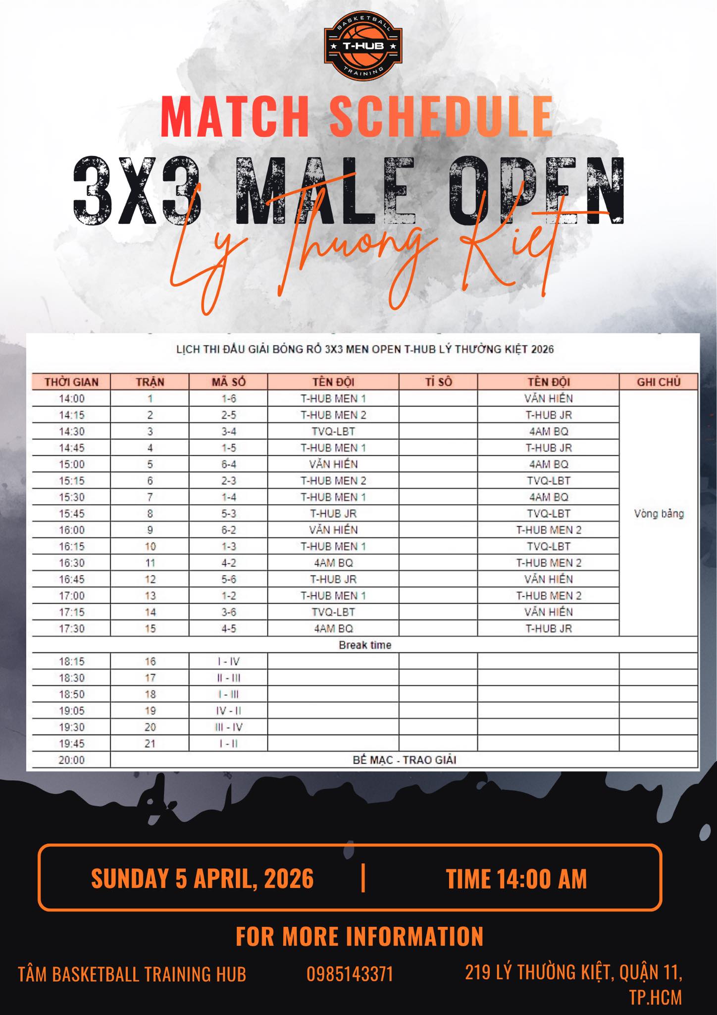 Tâm Basketball Training Hub Facebook ad: THÔNG BÁO CHÍNH THỨC