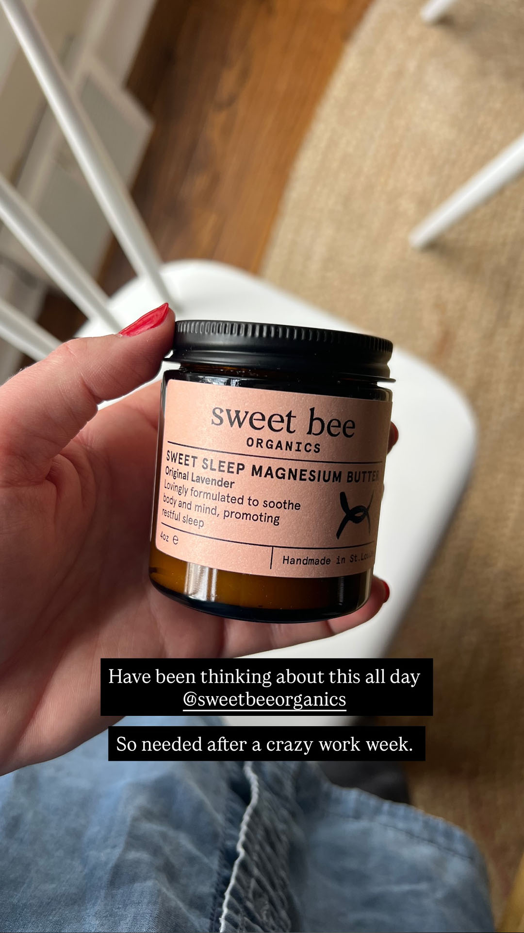 Sweet Bee Organics Facebook ad