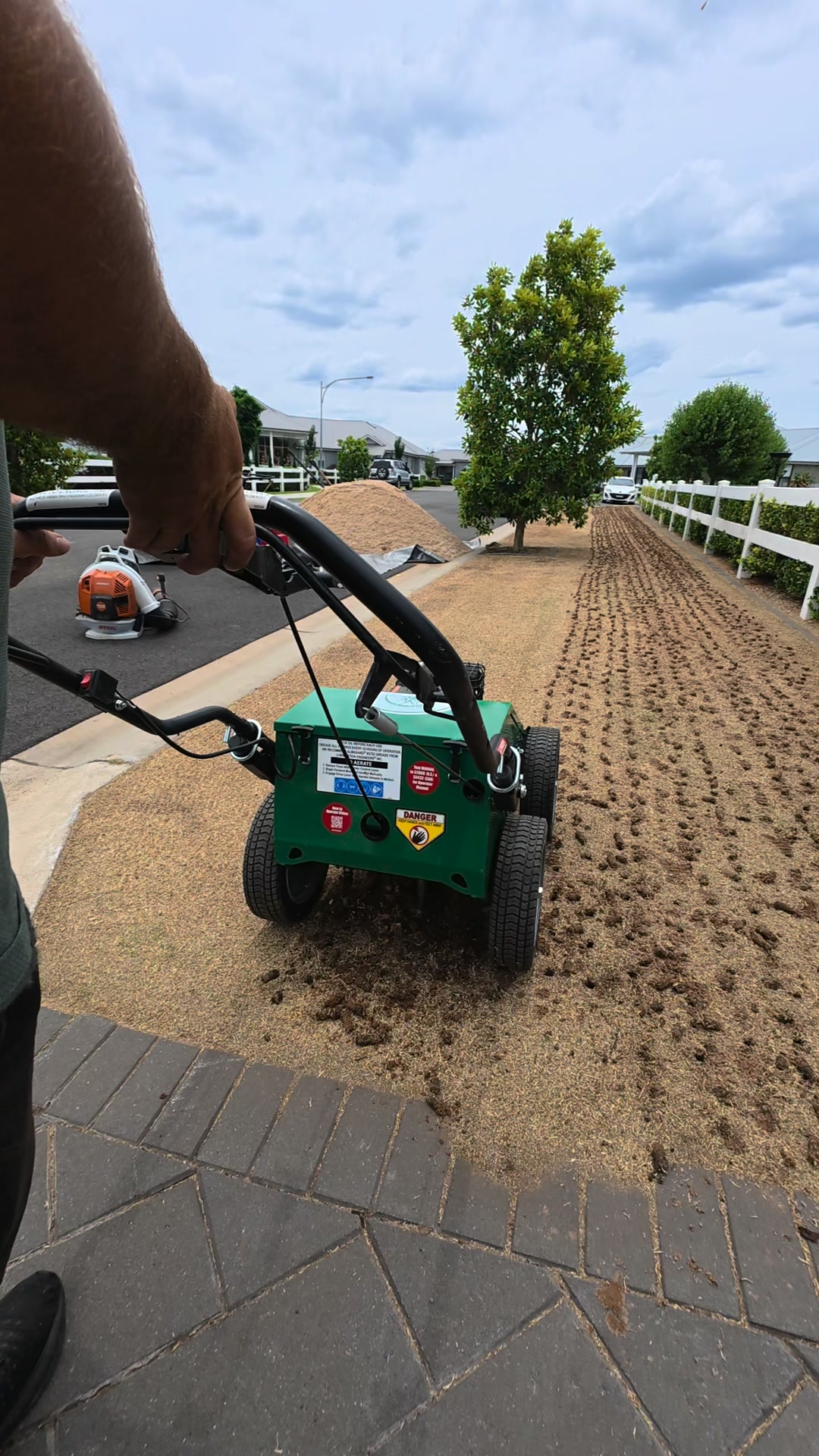 Precision Lawn Care Facebook ad: Precision Lawn Renovations