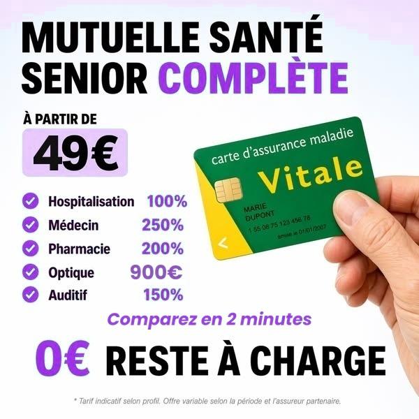 Ultrazen Assurances Facebook ad: Mutuelle senior: jusqu'à -30% en 2026