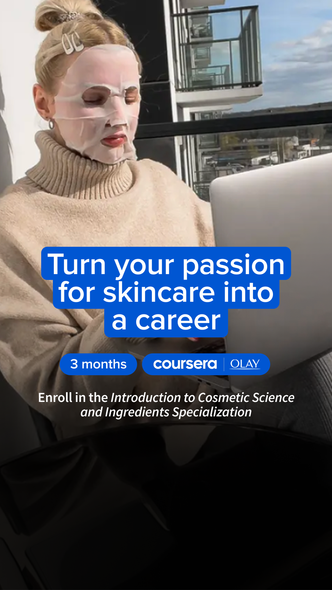 Coursera Facebook ad
