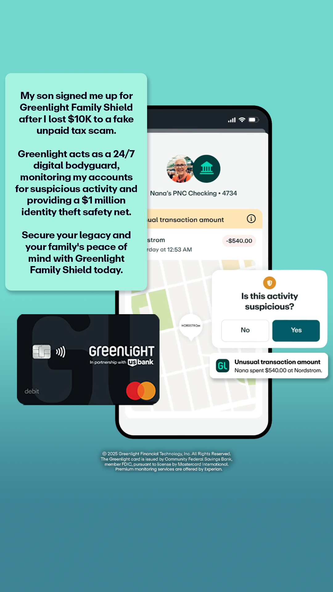 Greenlight Facebook ad