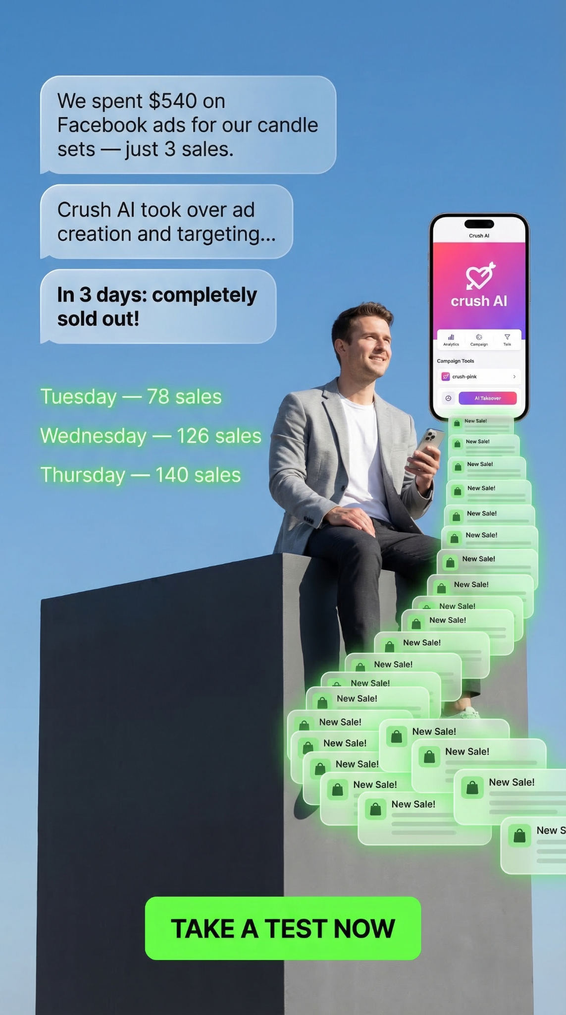 Mike Johnson - AI Marketing Facebook ad