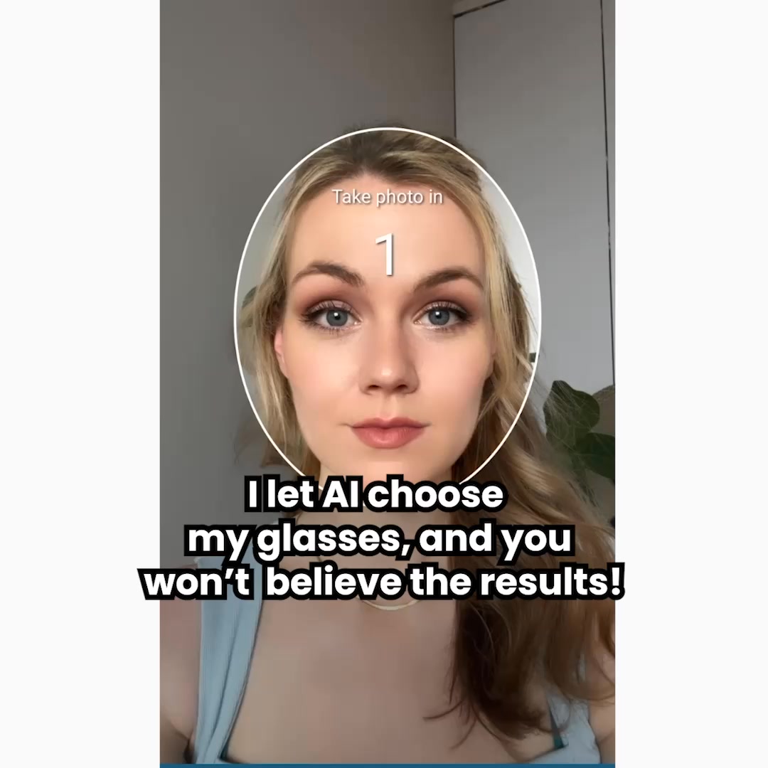 Aislinn Evans Facebook ad: Find Glasses with AI
