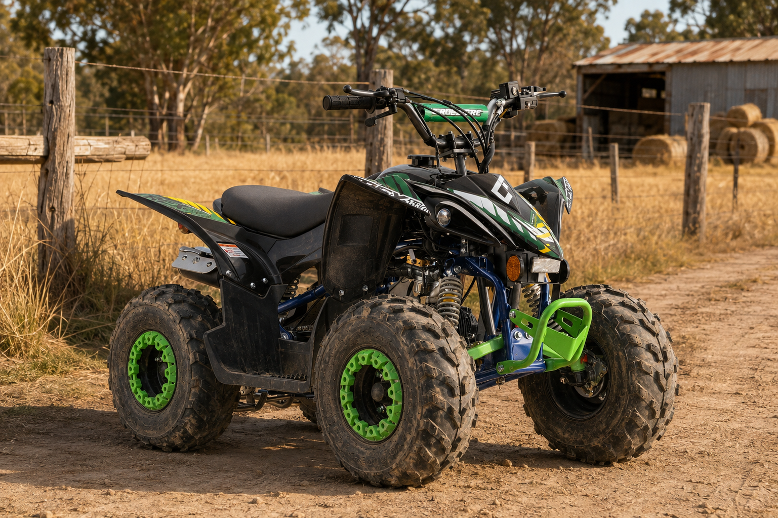 Crossfire Motorcycles Facebook ad: Kids and Teen Quads ATVs