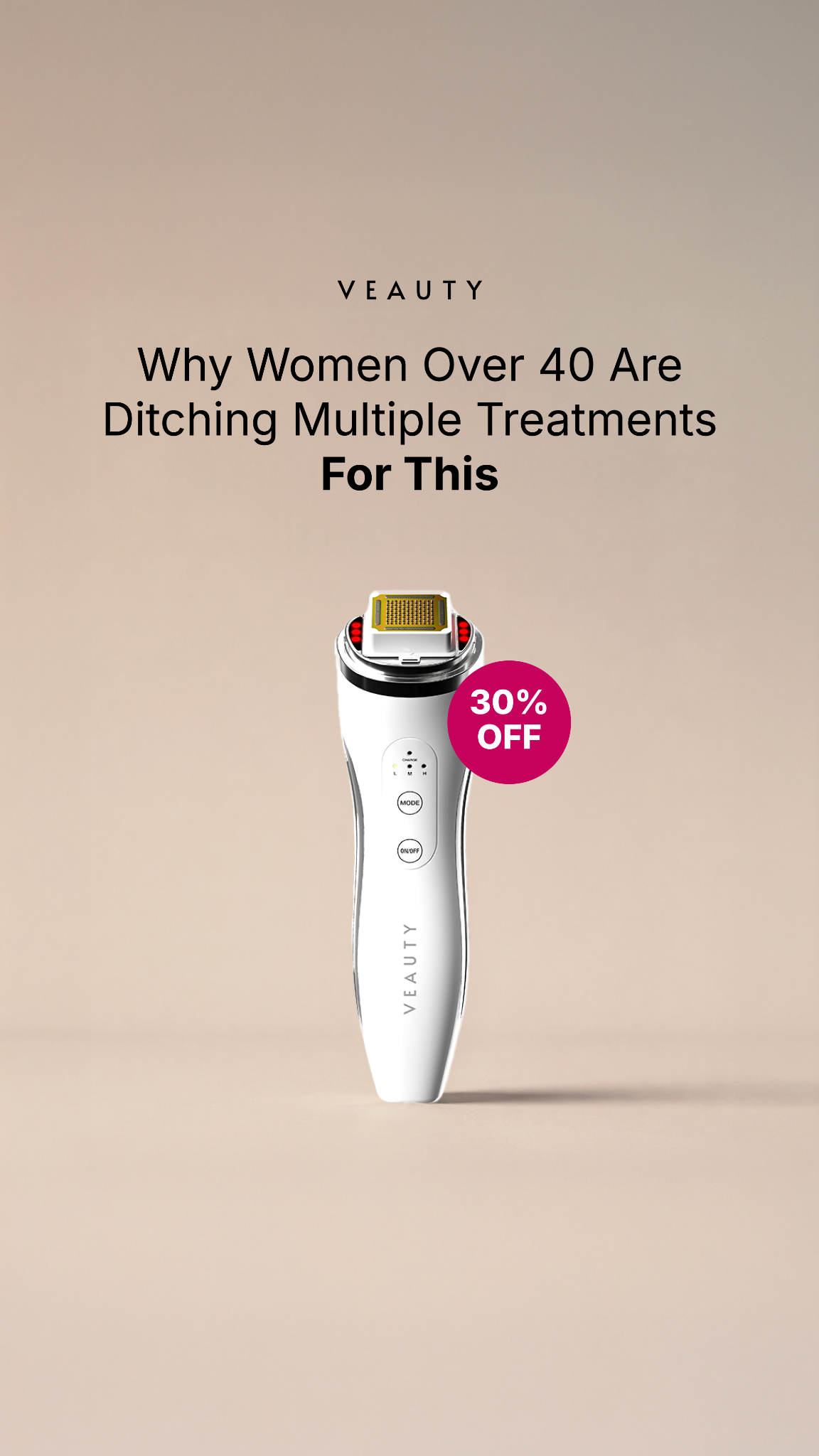 Veauty Facebook ad
