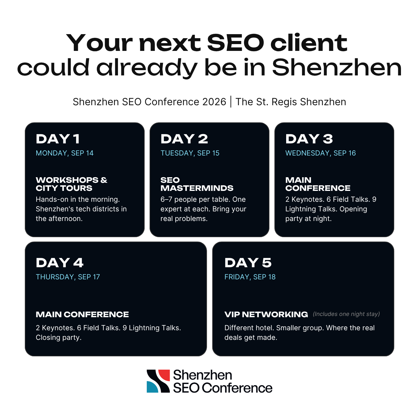 Shenzhen SEO Conference Facebook ad