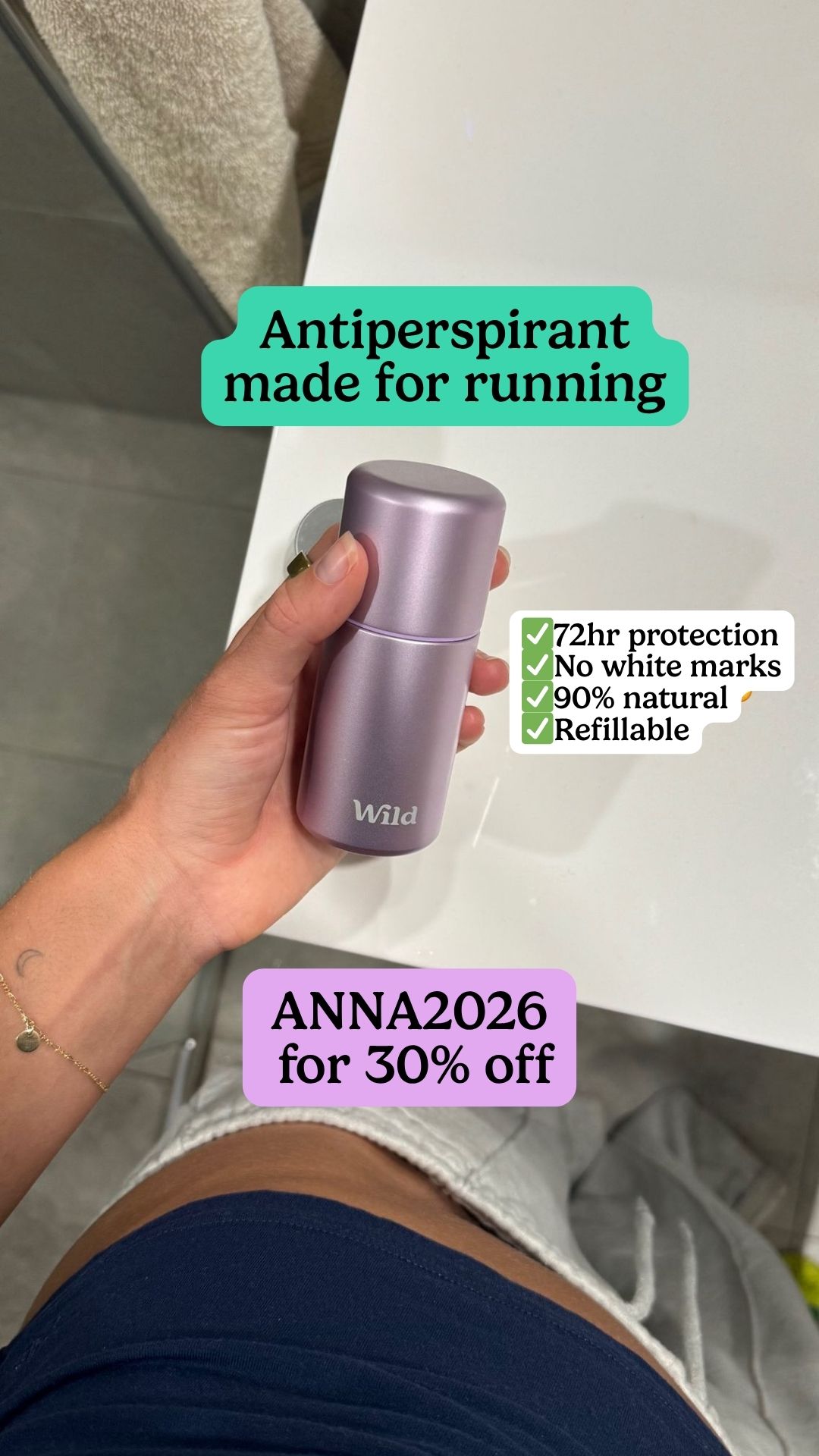 Wild Facebook ad: Get 30% with code ANNA2026
