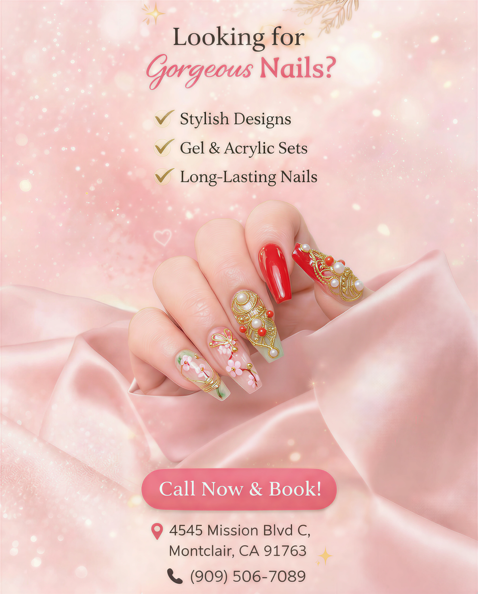 Crystal Nails&Eyelashs Facebook ad