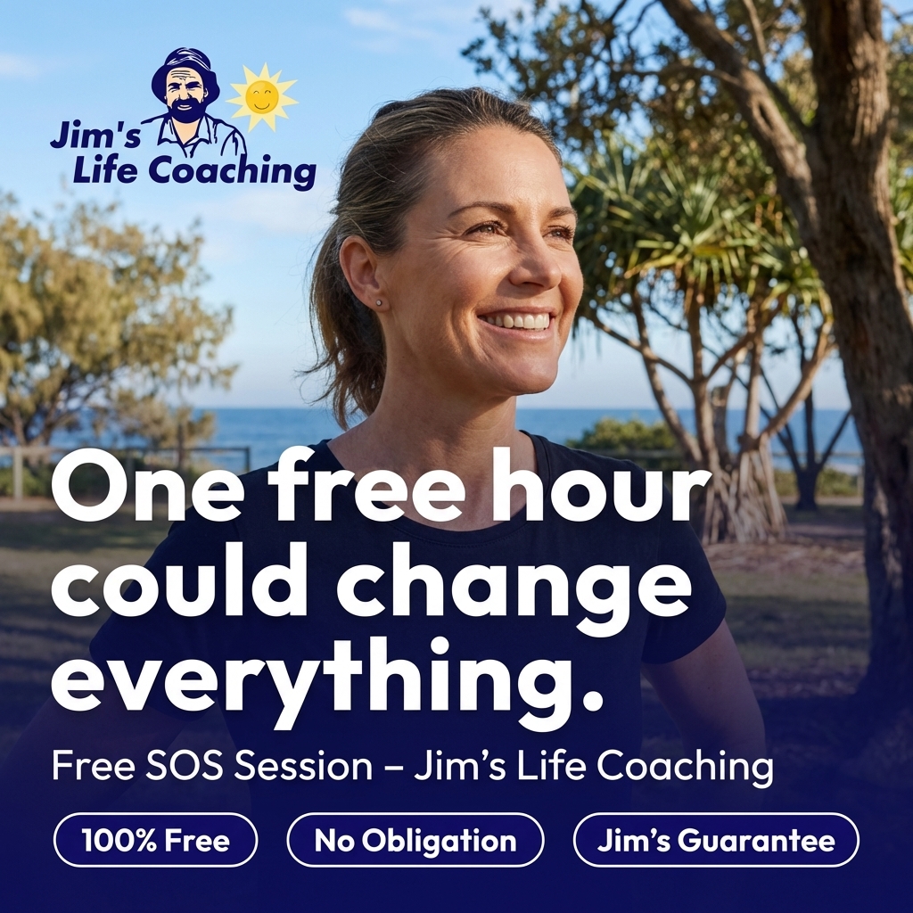 Jim's Life Coaching Facebook ad: Free 60-Min SOS Session