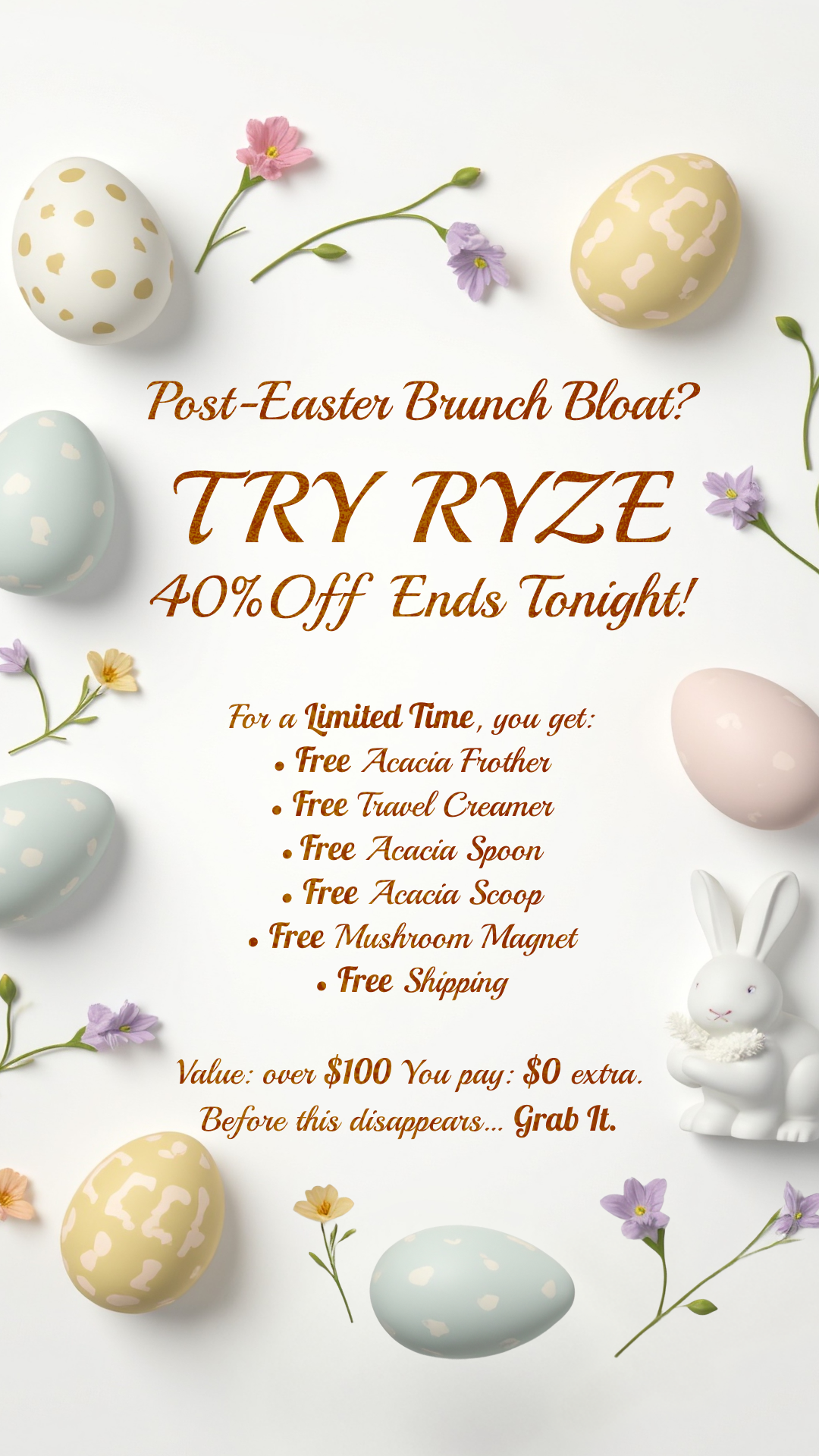 RYZE Superfoods Facebook ad