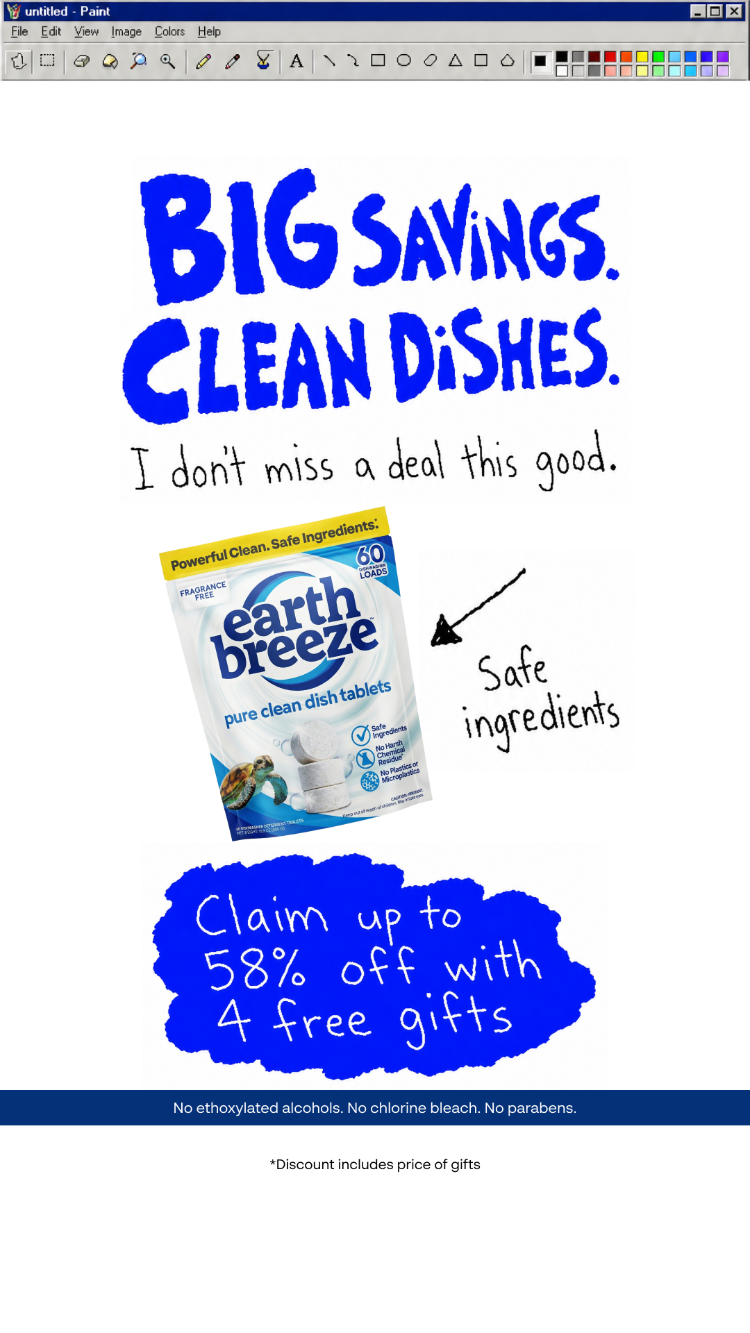 Earth Breeze Facebook ad