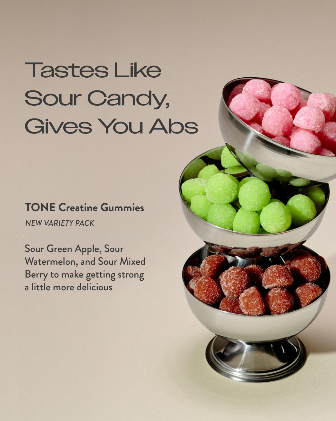 Arrae Facebook ad: The viral creatine gummy, now in 3 sour flavors