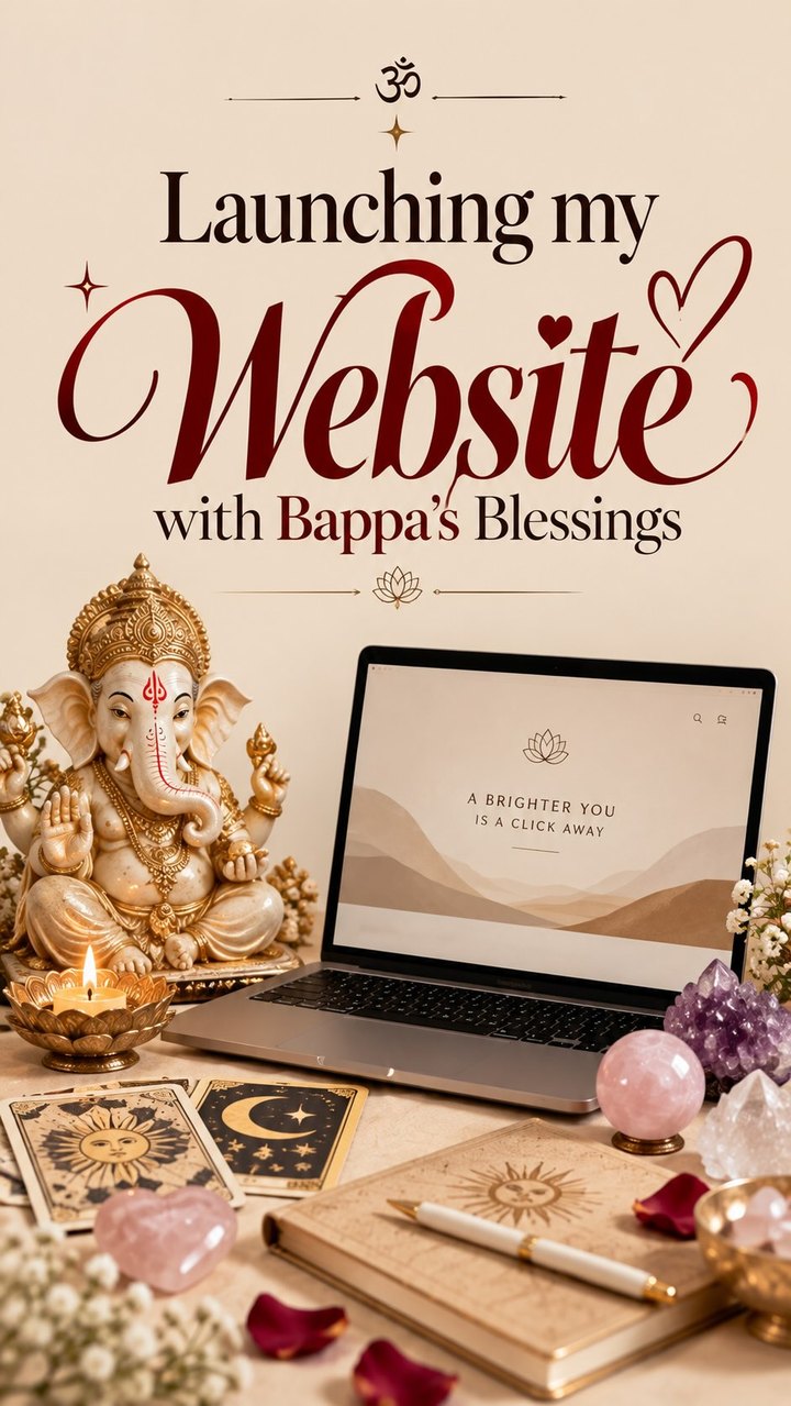 Love & Light With Mala Facebook ad: A NEW CHAPTER, WITH BAPPA’S BLESSINGS.