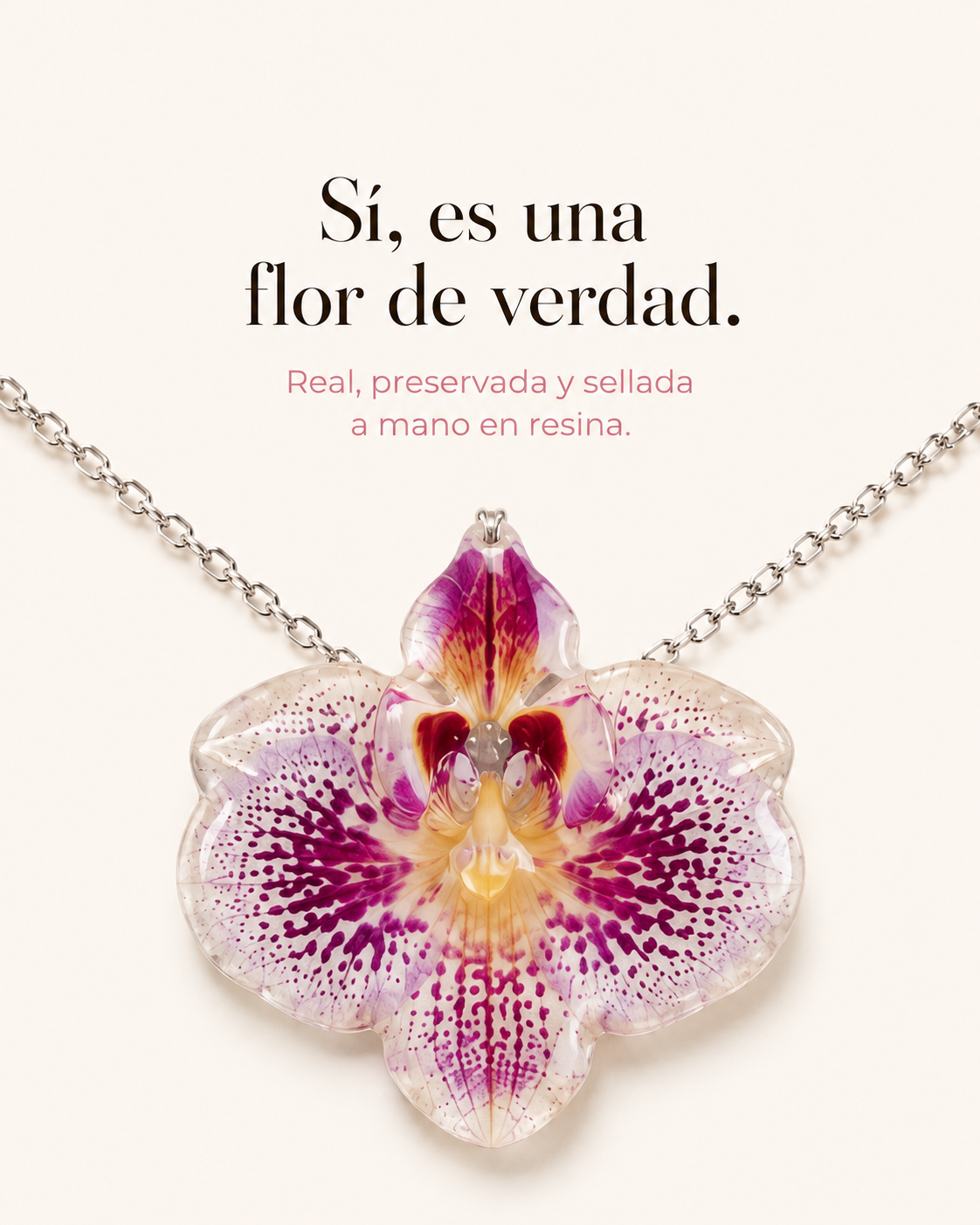 Eterna by Zahara Facebook ad: Una flor real que dura para siempre