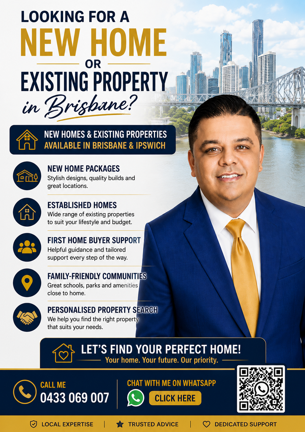 Digvijay Rathore Real Estate Australia Facebook ad: Looking for a brand-new home in Brisbane &…