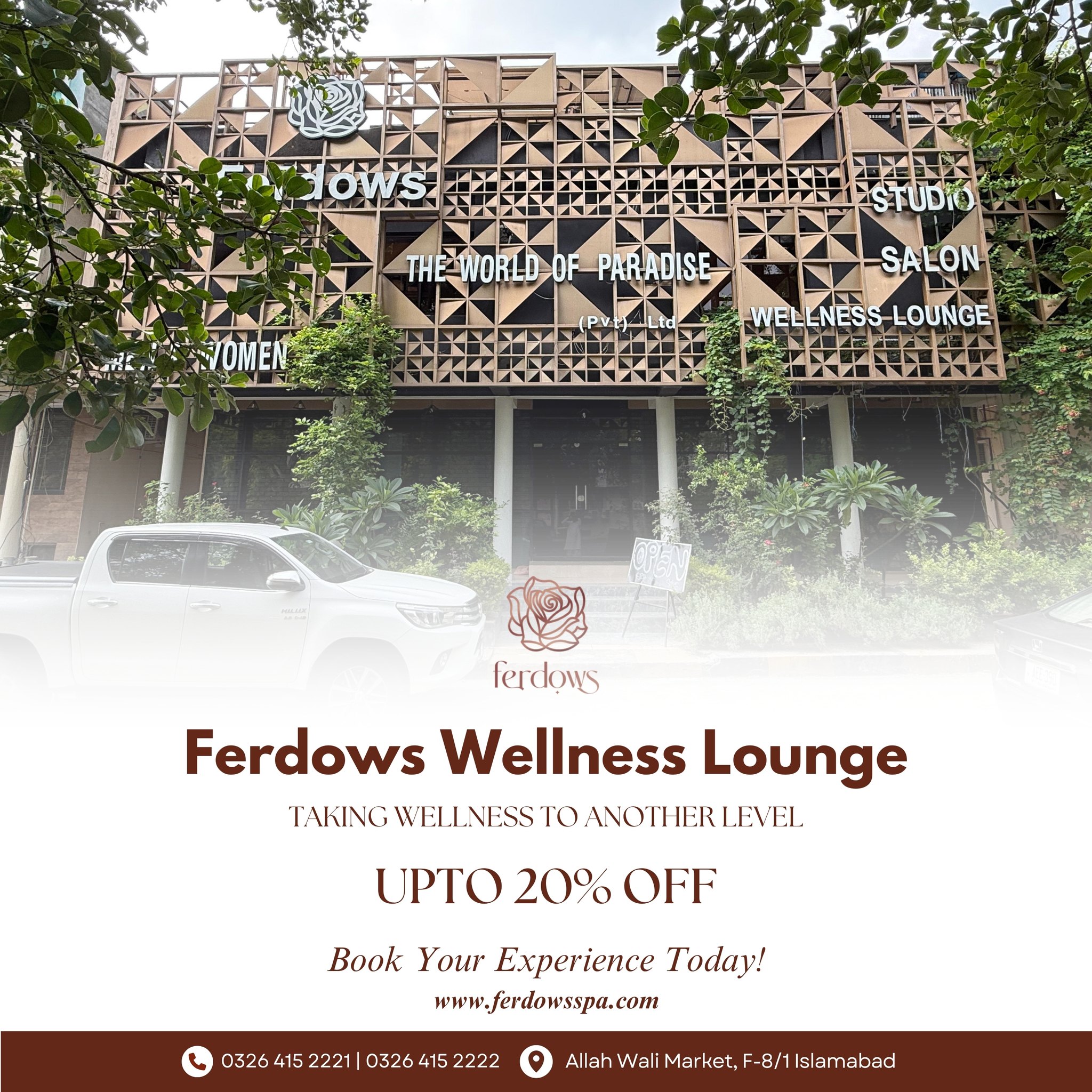 Ferdows Wellness Lounge Facebook ad