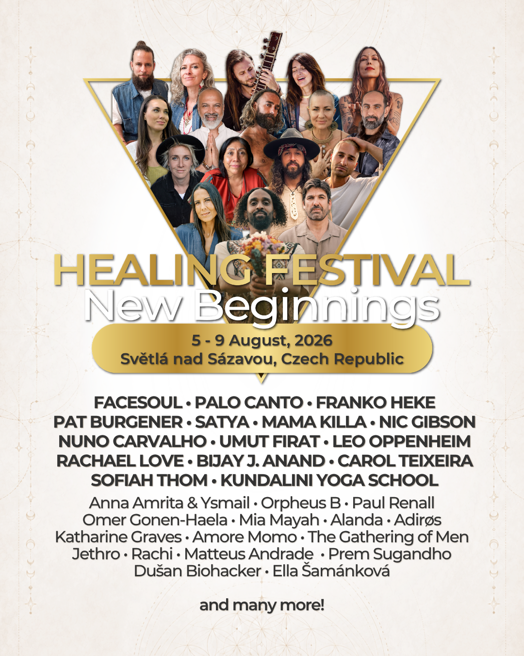 Healing Festival Facebook ad from May 28, 2026
