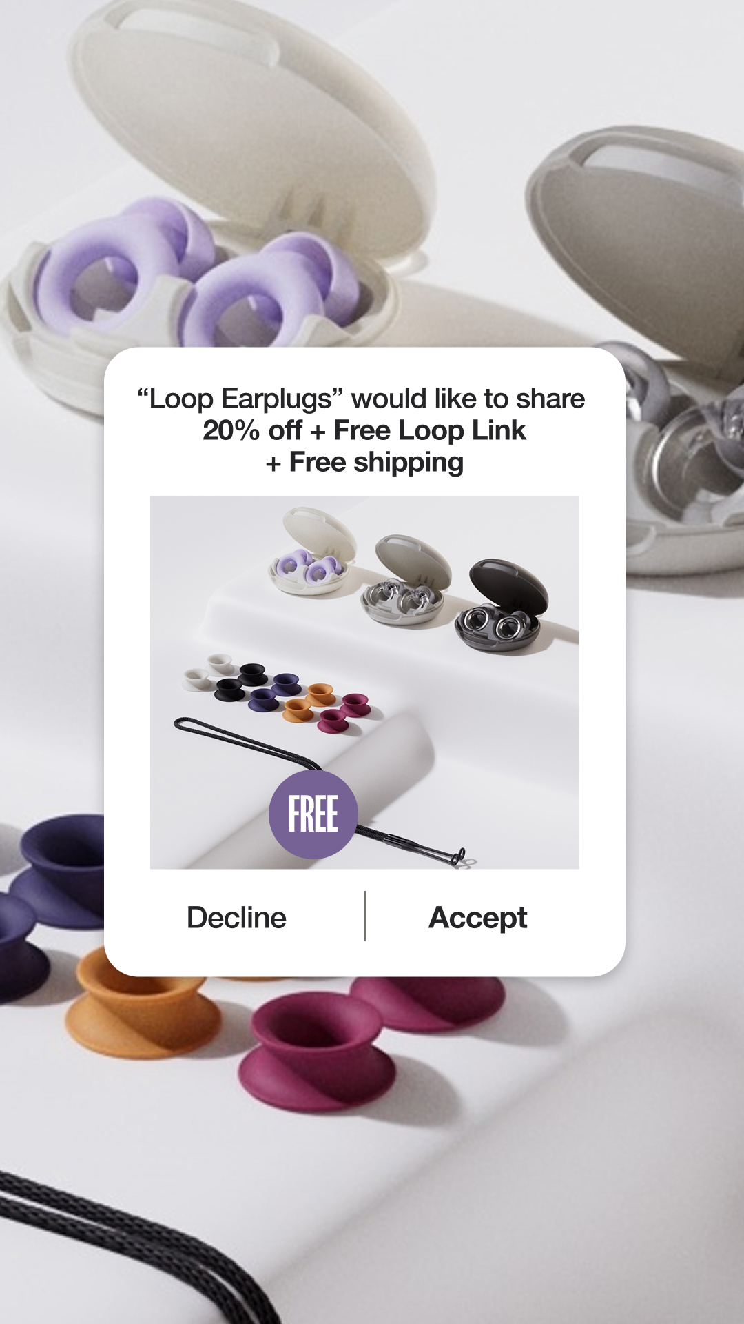 Loop Facebook ad