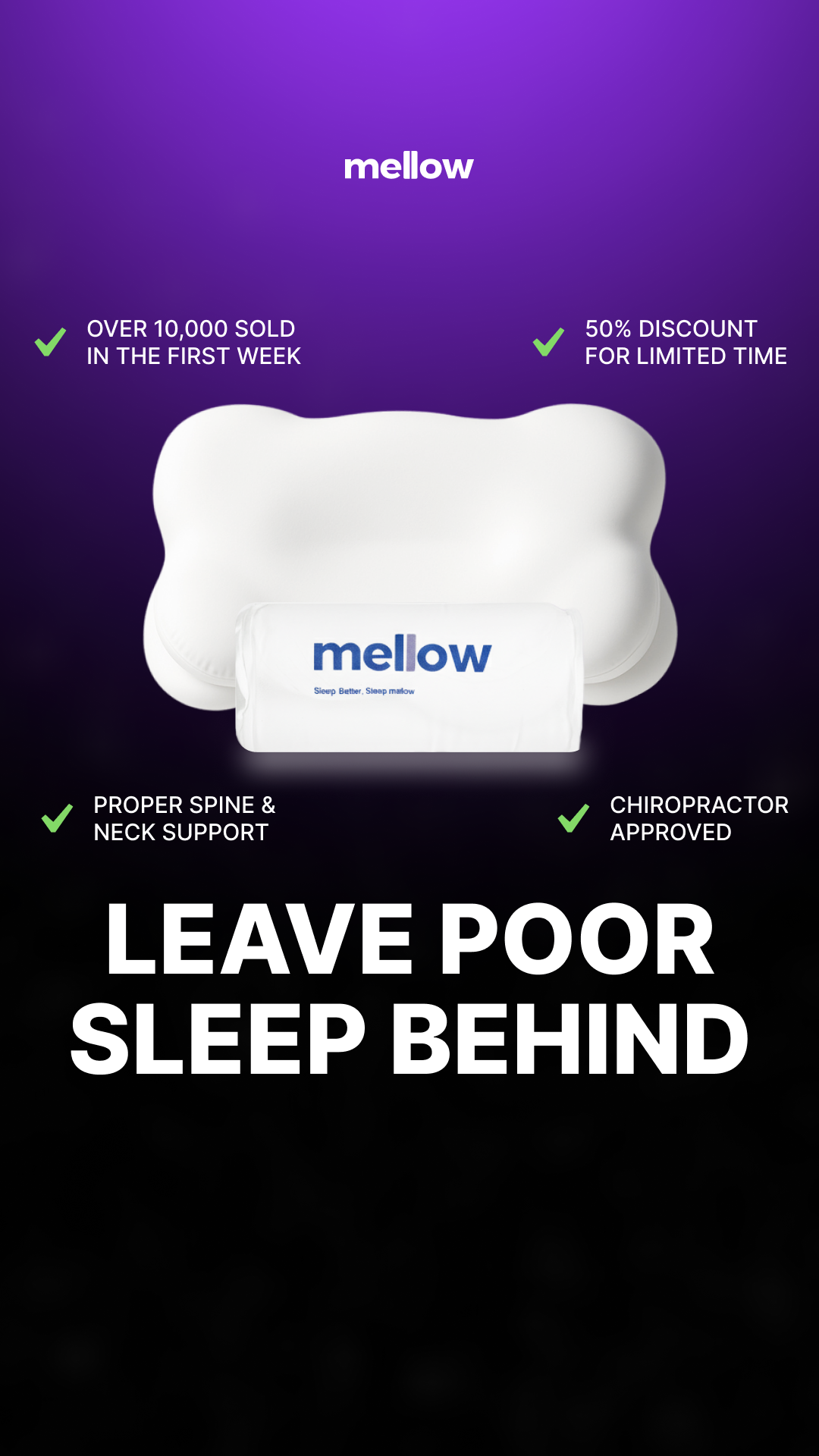 Mellow Sleep Facebook ad