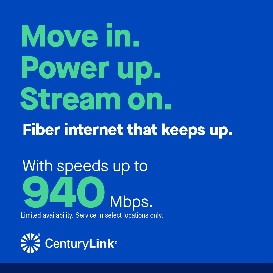 CenturyLink Facebook ad: Upgrade before moving in.